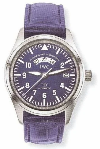 IWC Pilot's Watch UTC Platinum / Blue / Strap IW3251-03 (3251-03, IW325103)
